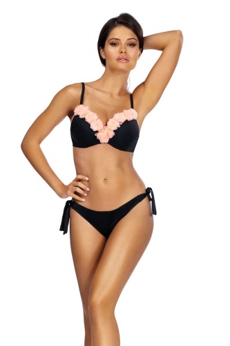 Strój kąpielowy dwuczęściowy, kwiaty w stylu hawajskim L2356/1