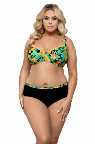 Dwuczęściowy kostium kąpielowy w kwiatowym princie L3090