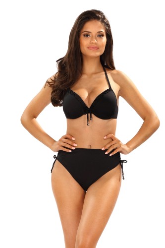 Klasyczny dwuczęściowy kostium kąpielowy wiązany na plecach i na szyi L2487