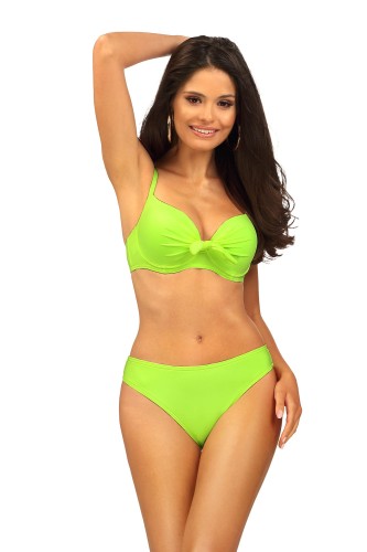 Strój kąpielowy dwuczęściowy z fiszbiną i miską piankową  L2540