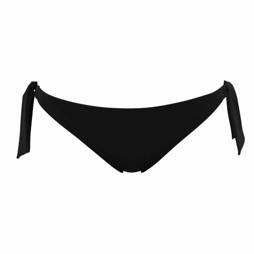 Klasyczne czarne figi wiązane po bokach L8015