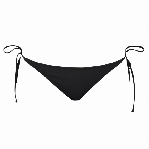 Czarne figi wiązane po bokach L8017