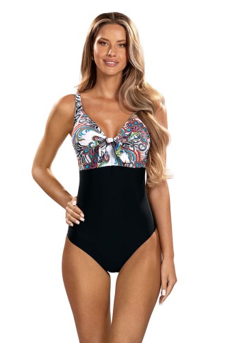 Kostium jednoczęściowy z ozdobną kokardką L4590/5