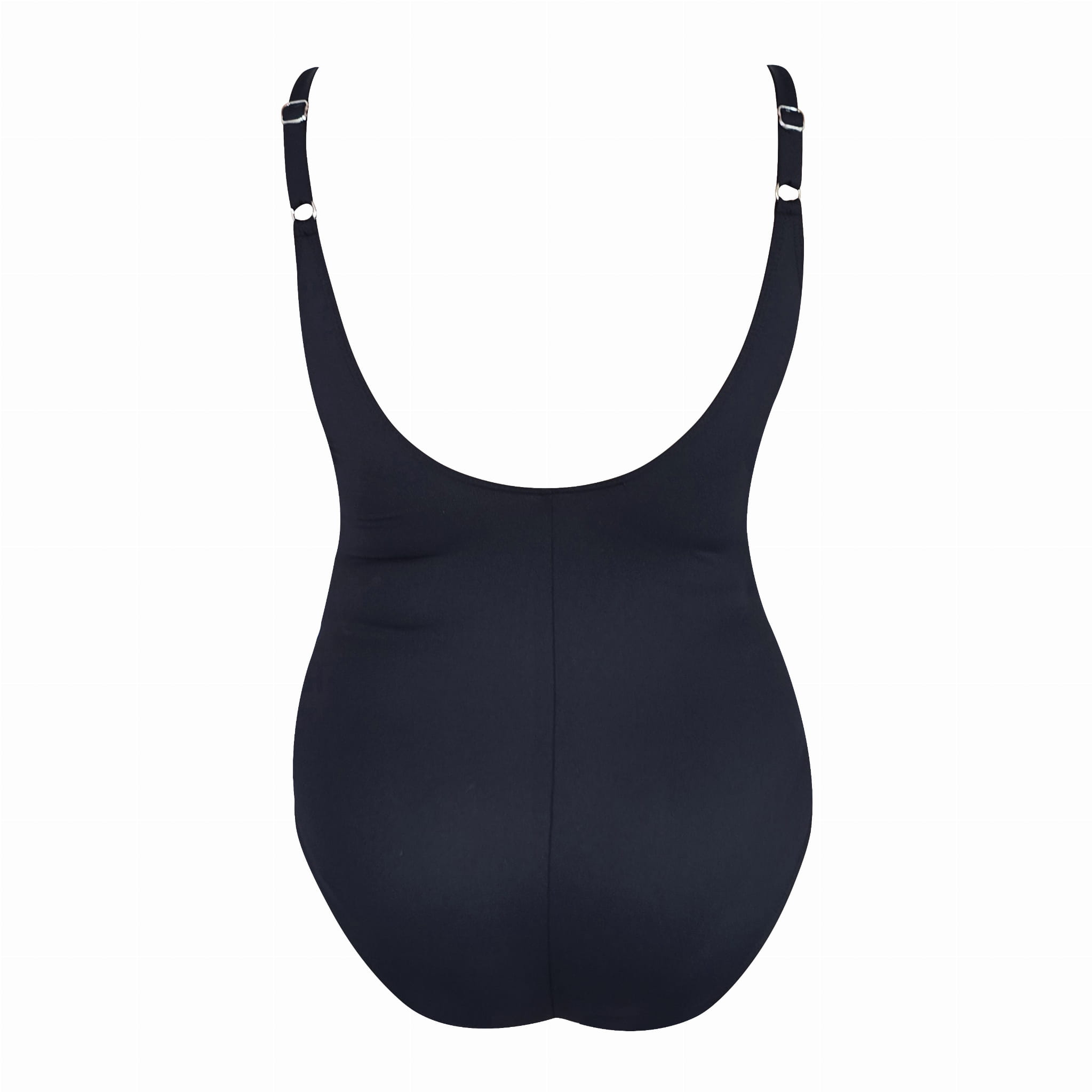 Kolorowy kostium jednoczęściowy wiązany po boku Plus Size L4611 V1 - zdjęcie 2